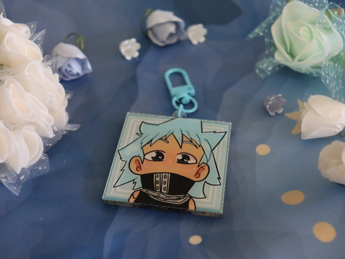 Soul Eater Glitter Acrylic Charm