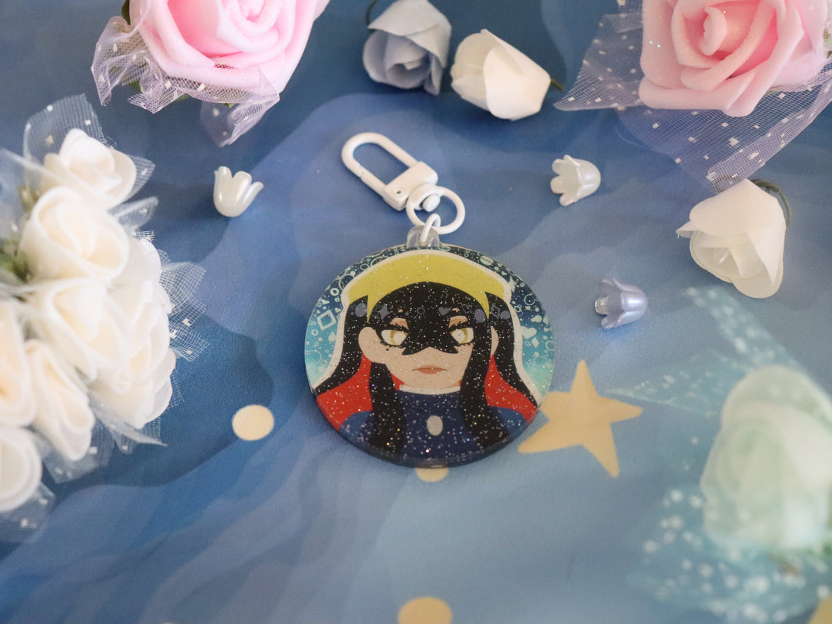 Trainer Glitter Acrylic Charms