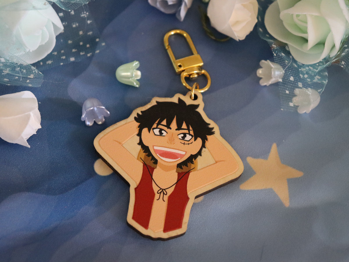 One Piece Wood Charm