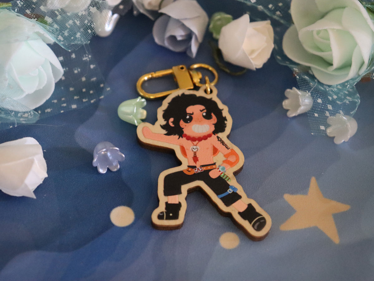 One Piece Wood Charm