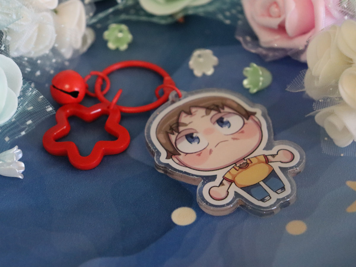 Mouthwashing Glitter Acrylic Charm