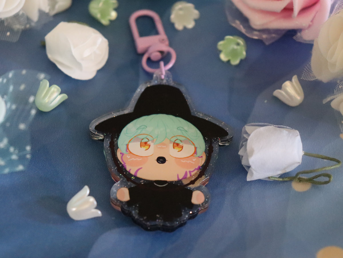 Your Idol and What it Sounds Like Ver. Glitter Acrylic Charm