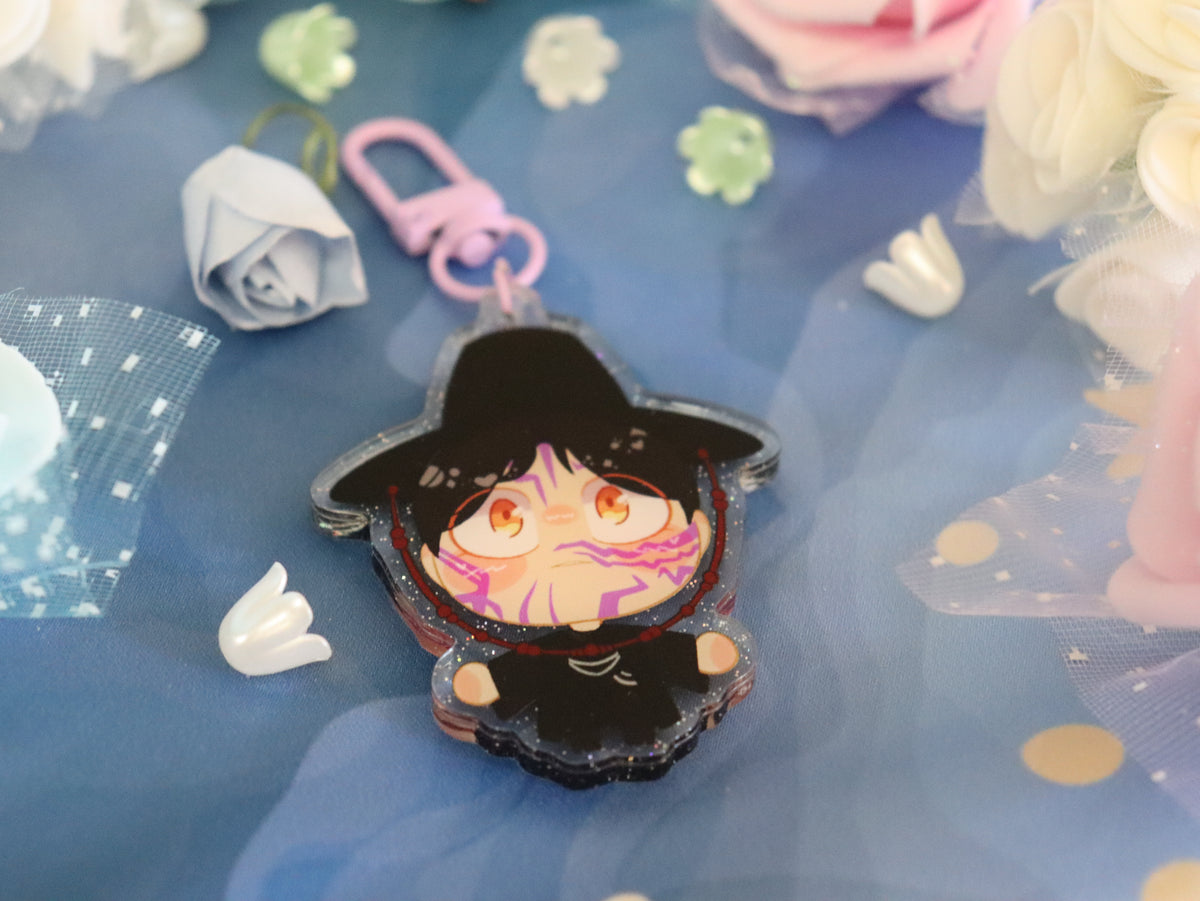 Your Idol and What it Sounds Like Ver. Glitter Acrylic Charm