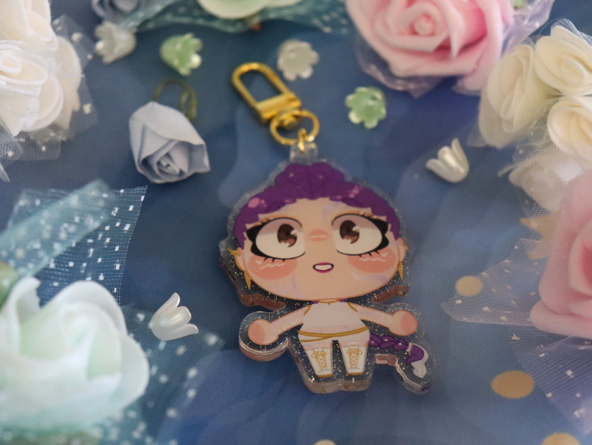Your Idol and What it Sounds Like Ver. Glitter Acrylic Charm