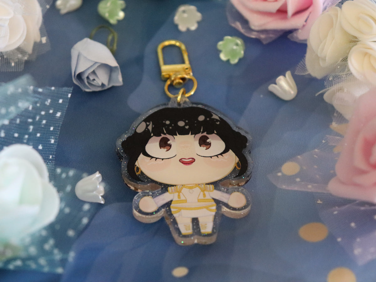 Your Idol and What it Sounds Like Ver. Glitter Acrylic Charm