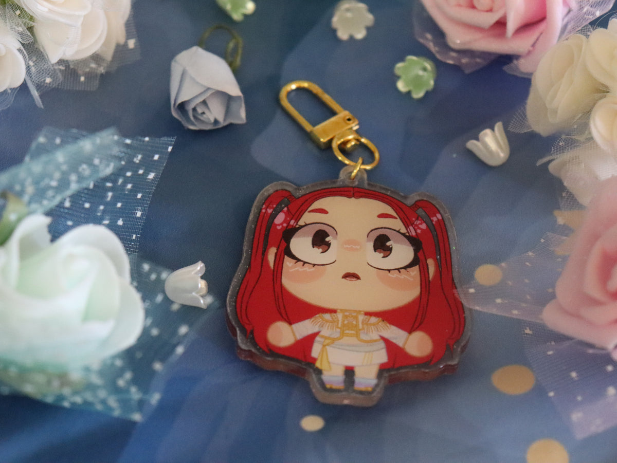 Your Idol and What it Sounds Like Ver. Glitter Acrylic Charm