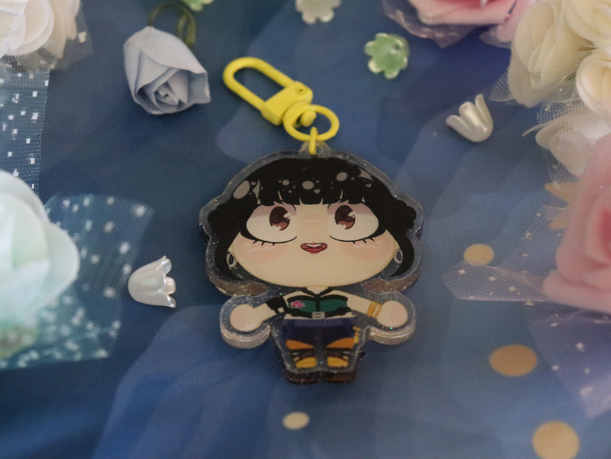 How it's Done and Soda Pop Ver. Glitter Acrylic Charm