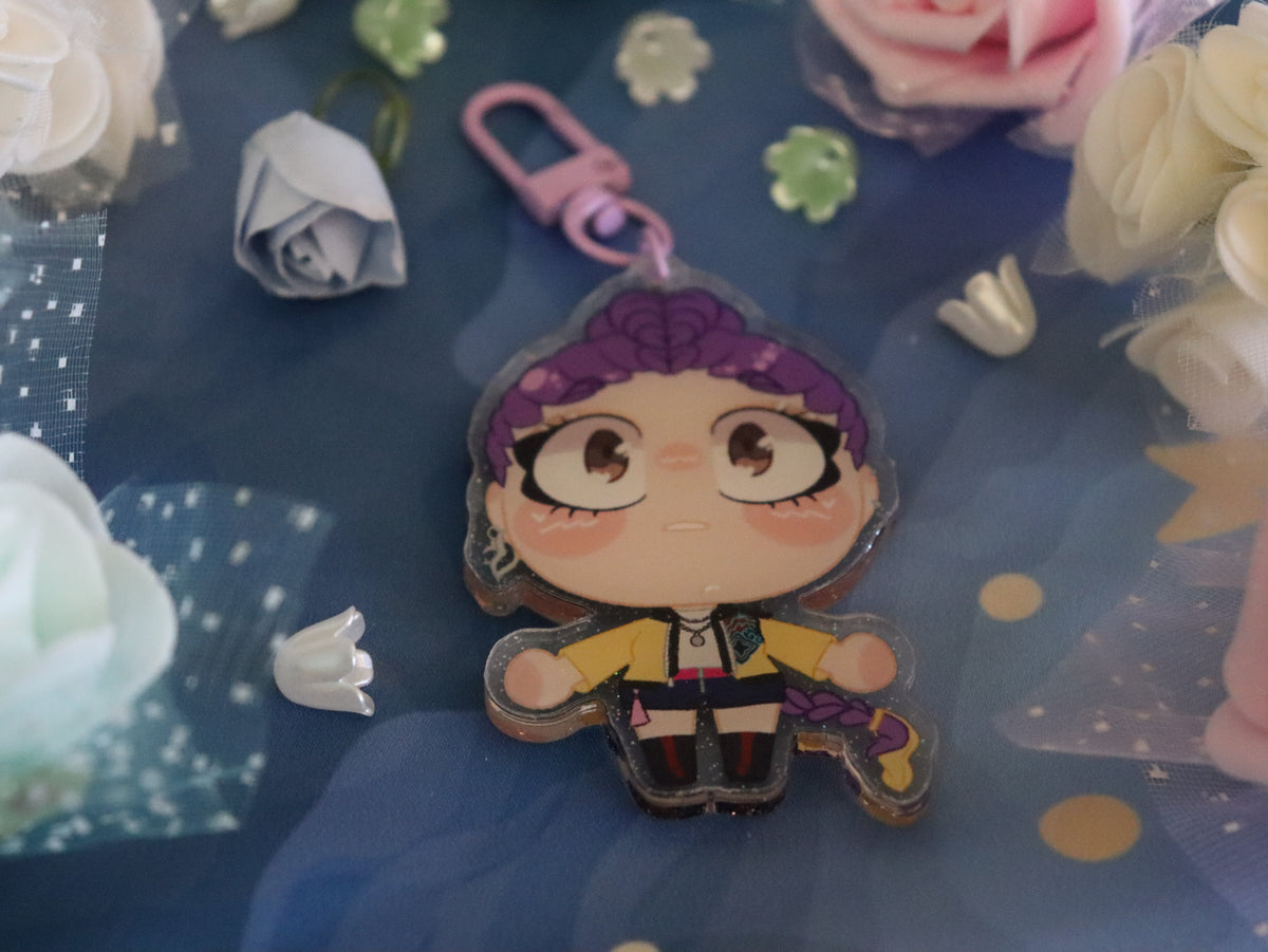 How it's Done and Soda Pop Ver. Glitter Acrylic Charm