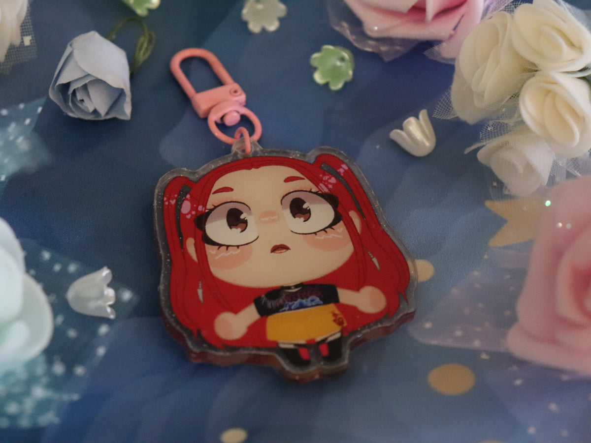 How it's Done and Soda Pop Ver. Glitter Acrylic Charm