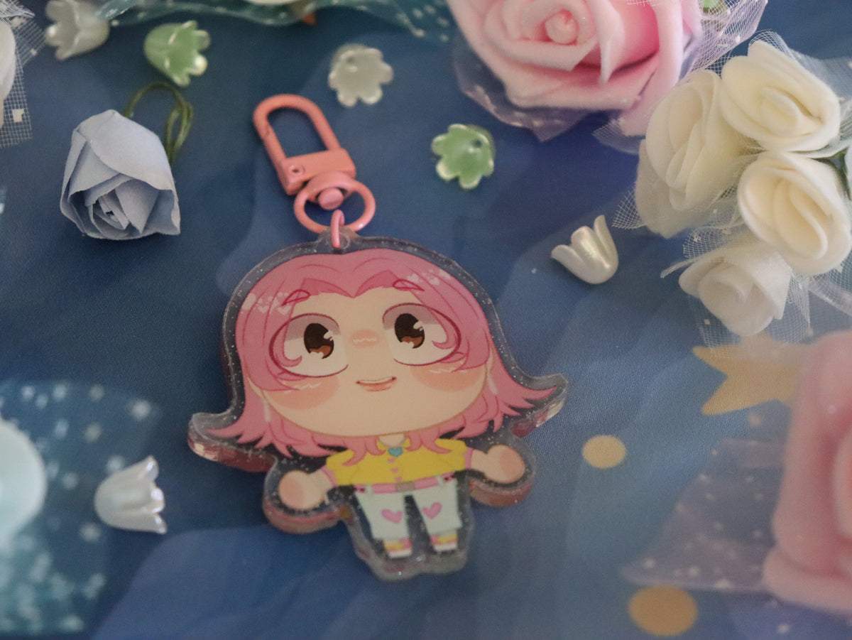 How it's Done and Soda Pop Ver. Glitter Acrylic Charm