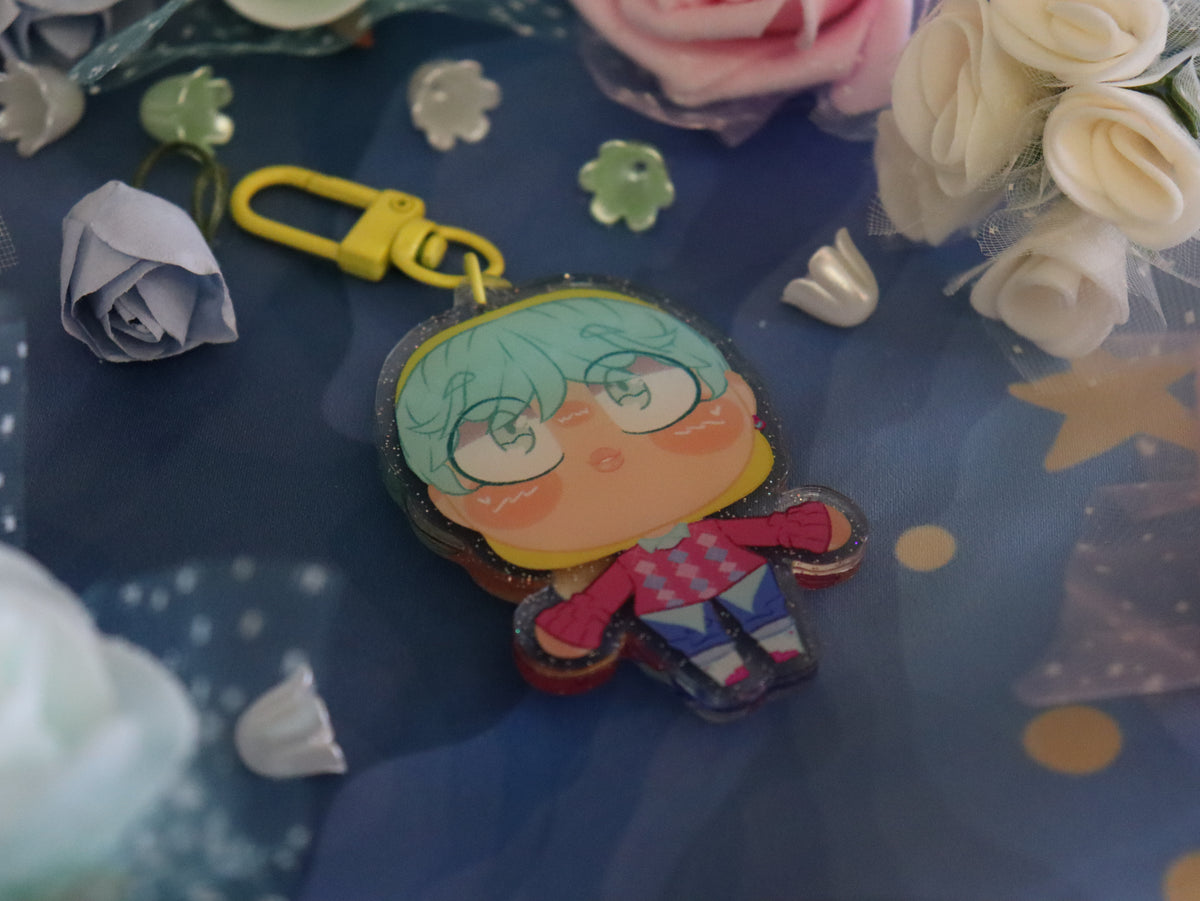 How it's Done and Soda Pop Ver. Glitter Acrylic Charm