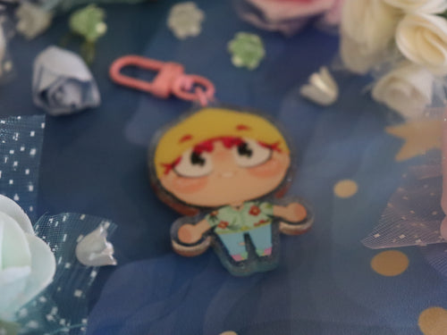 How it's Done and Soda Pop Ver. Glitter Acrylic Charm