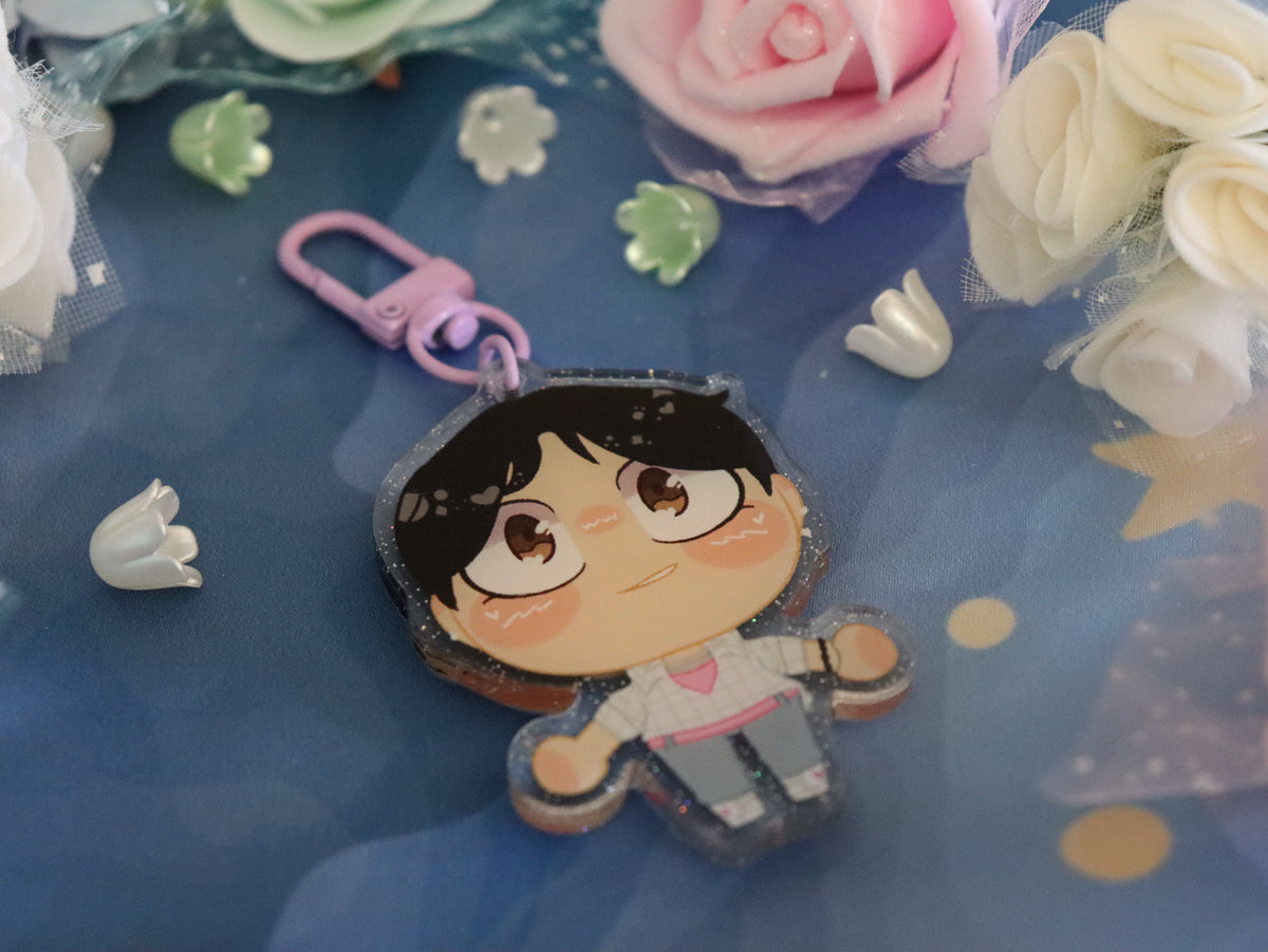 How it's Done and Soda Pop Ver. Glitter Acrylic Charm