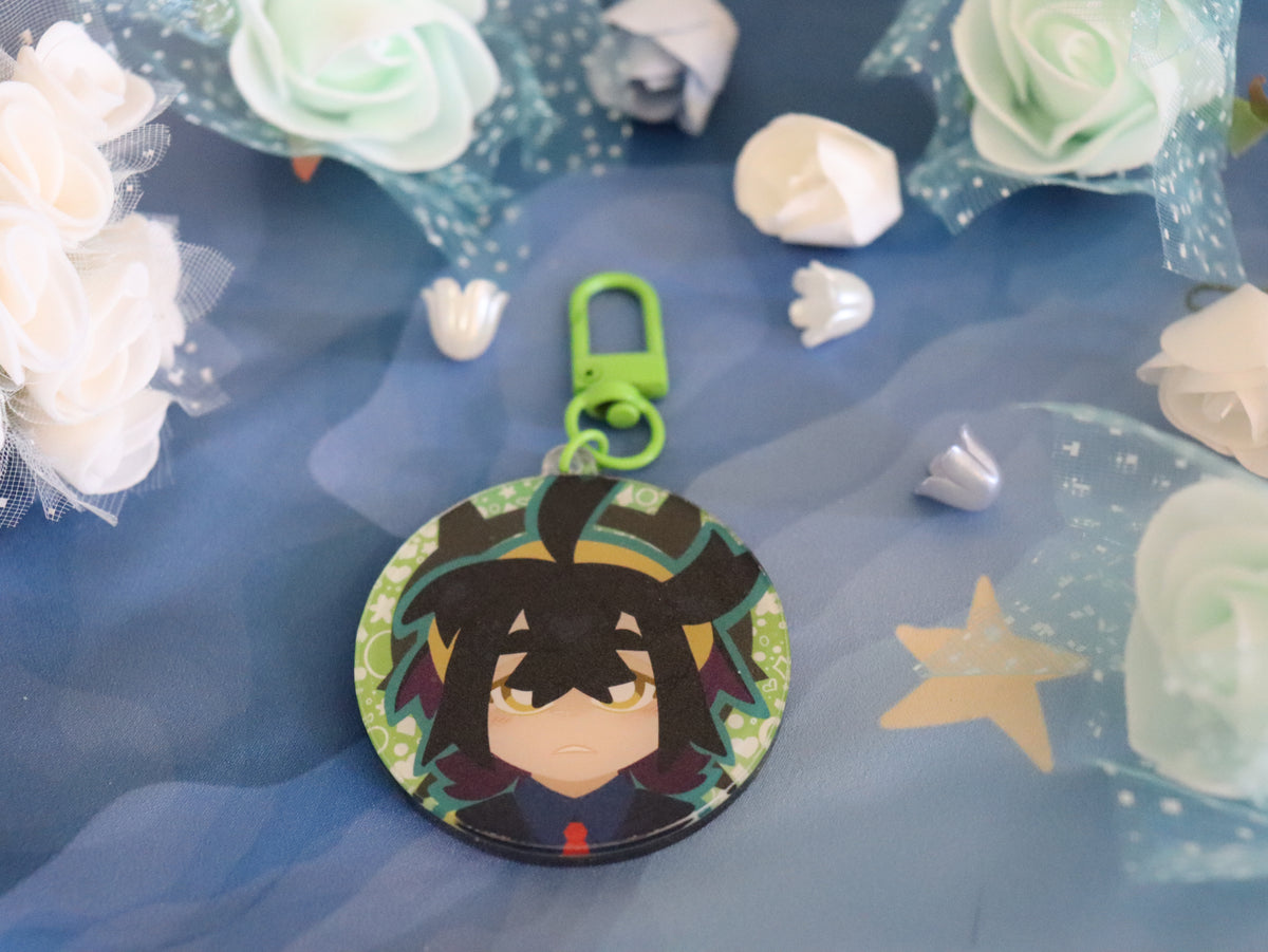 Trainer Glitter Acrylic Charms