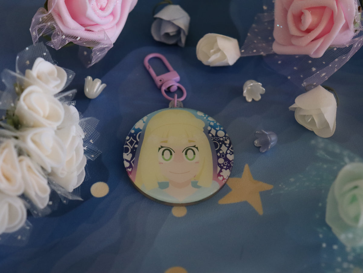 Trainer Glitter Acrylic Charms