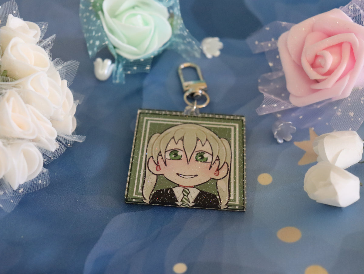 Soul Eater Glitter Acrylic Charm