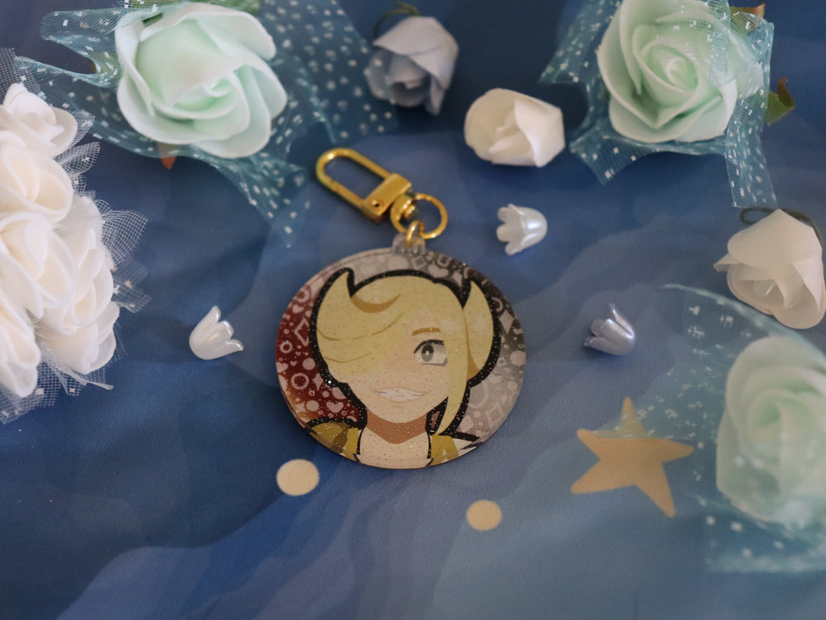 Trainer Glitter Acrylic Charms